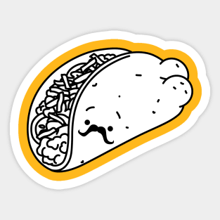 Tacobutt Sticker